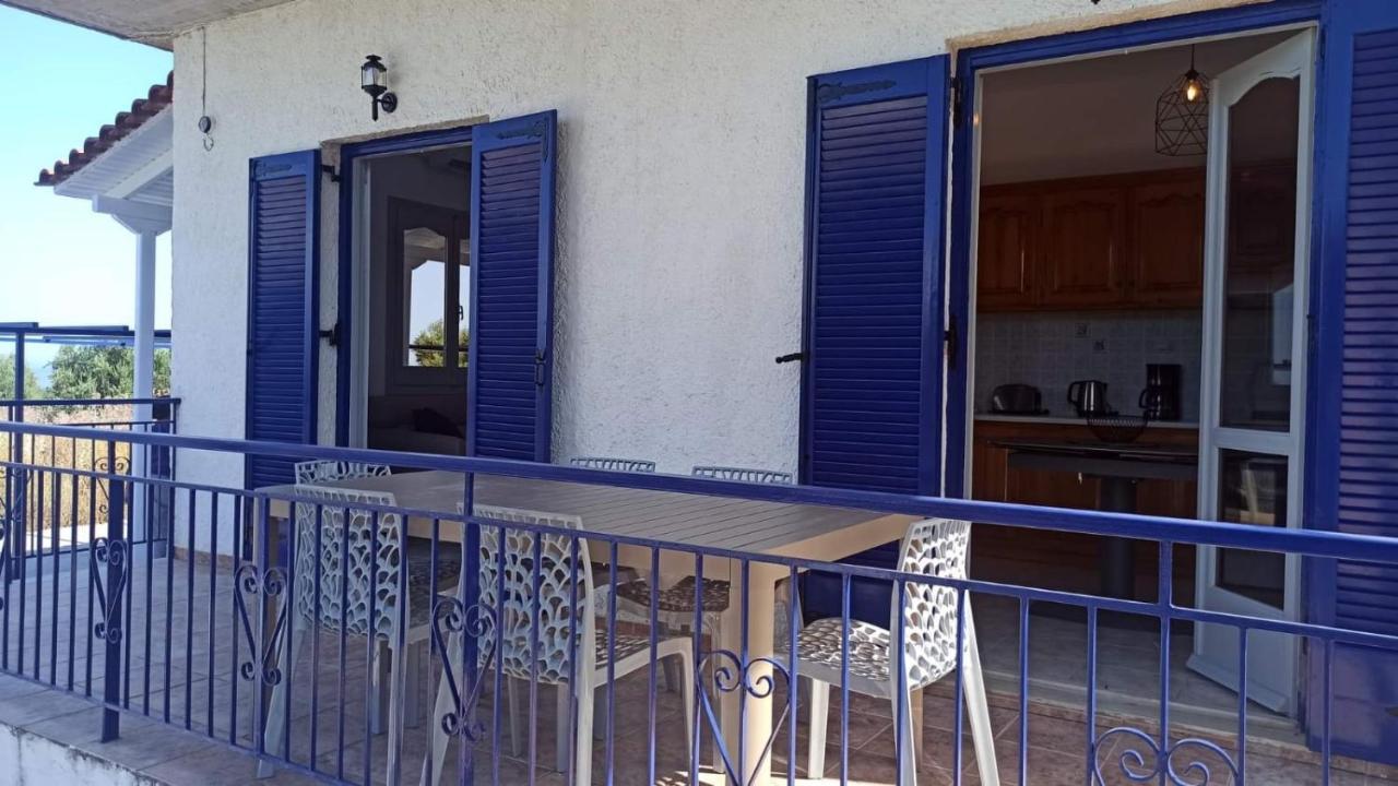 Villa Blue Cocoon - Chrani Messinia Peloponnese- Sea View 800 M From Beach Экстерьер фото
