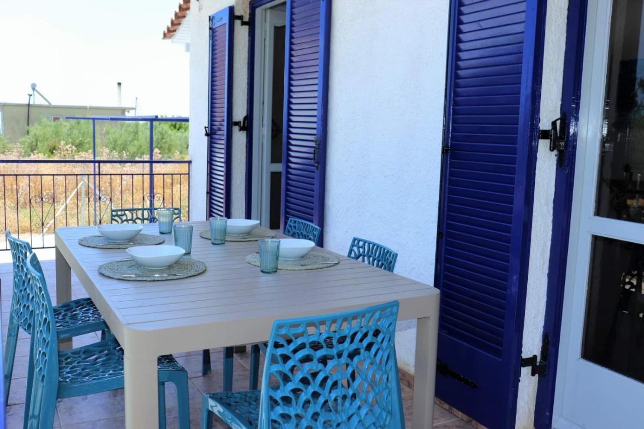 Villa Blue Cocoon - Chrani Messinia Peloponnese- Sea View 800 M From Beach Экстерьер фото