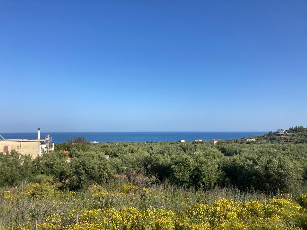 Villa Blue Cocoon - Chrani Messinia Peloponnese- Sea View 800 M From Beach Экстерьер фото