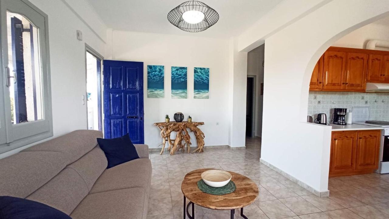 Villa Blue Cocoon - Chrani Messinia Peloponnese- Sea View 800 M From Beach Экстерьер фото