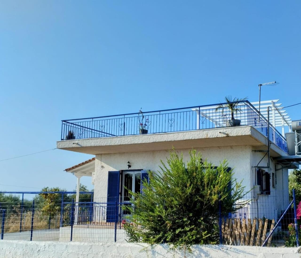Villa Blue Cocoon - Chrani Messinia Peloponnese- Sea View 800 M From Beach Экстерьер фото